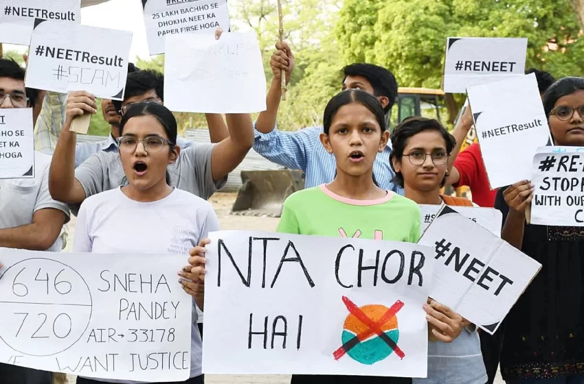  നീറ്റ് ക്ര​മ​ക്കേ​ടും ചോ​ദ്യ​പേ​പ്പ​ർ ചോ​ർ​ച്ച​യും; അന്വേഷണം ആവശ്യപ്പെട്ട്​ കേരളവും ഉന്നതവിദ്യാഭ്യാസ സെക്രട്ടറിക്ക്​ കത്തയച്ചു