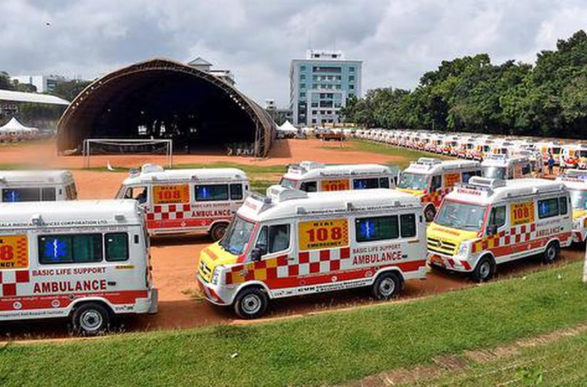  ശ​മ്പ​ളം വൈ​കു​ന്ന​തി​ൽ പ്ര​തി​ഷേ​ധി​ച്ച് 108 ആം​ബു​ല​ൻ​സ് ജീ​വ​ന​ക്കാ​ർ ന​ട​ത്തി​വ​ന്ന സ​മ​രം ര​ണ്ടാം​ഘ​ട്ട​ത്തി​ലേ​ക്ക്; ജീവനക്കാർ ഇന്നു പണിമുടക്കും