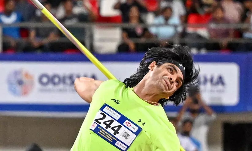  പാരിസ് ഒളിമ്പിക്സ്; നീരജ് ചോപ്ര ജാവെലിൻ ത്രോയുടെ ഫൈനലിൽ പ്രവേശിച്ചു