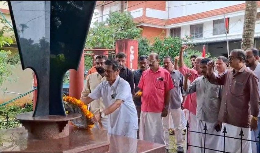  മോറാഴ സമര നായകനുമായ കെ.പി.ആര്‍ ഗോപാലന്‍ അനുസ്മരണം കല്ല്യാശ്ശേരിയില്‍ സംഘടിപ്പിച്ചു