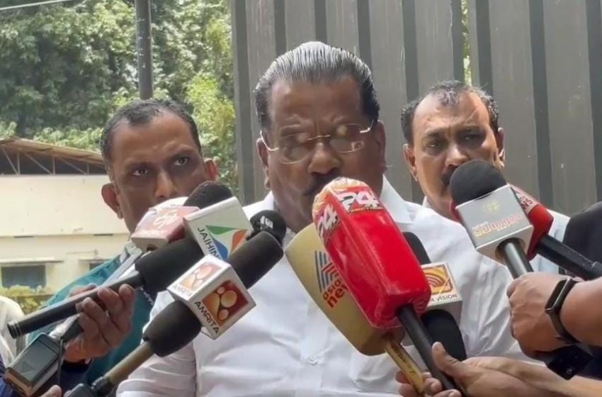  കെ കെ ശൈലജ എം.എൽ.എ ലതികയെ തള്ളിപ്പറഞ്ഞത് അവരോട് ചോദിക്കണമെന്ന് ഇ.പി ജയരാജൻ