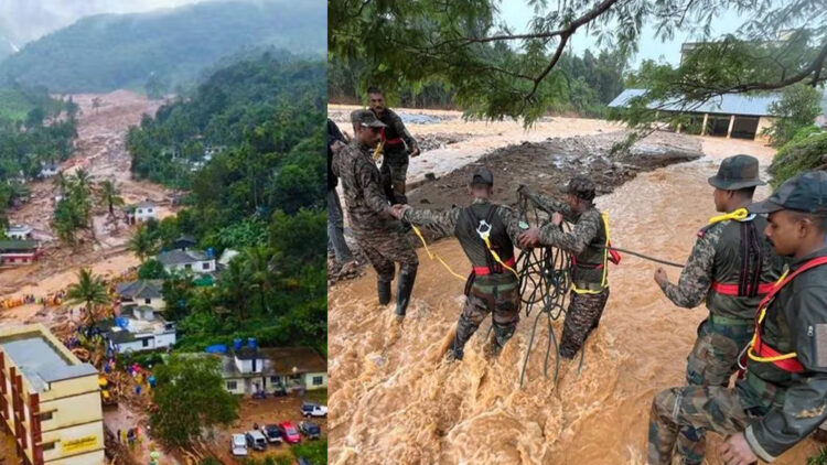  രക്ഷാപ്രവർത്തനത്തിന്റെ നാലാം ദിവസം;  സൈന്യത്തിന്റെ തിരച്ചിലില്‍ നാല് പേരെ ജീവനോടെ രക്ഷപ്പെടുത്തി
