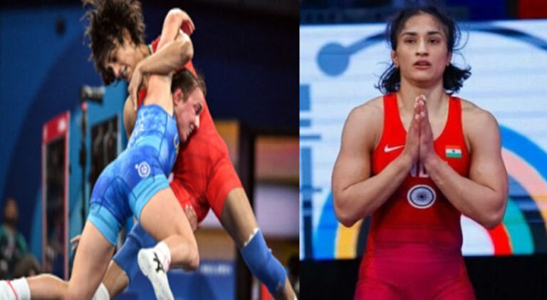  ഒളിമ്പിക്സിൽ വനിതകളുടെ 50 കിലോഗ്രാം ഫ്രീസ്റ്റൈൽ ഗുസ്തിയിൽ ഫൈനലിലേക്ക് കുതിച്ച് ഇന്ത്യൻ താരം വിനേഷ് ഫോഗട്ട്