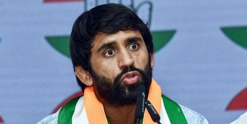  കോണ്‍ഗ്രസില്‍ ചേര്‍ന്നതിനു പിന്നാലെ ഗുസ്തി താരം ബജ്‌രംഗ് പുണിയയ്ക്ക് വധഭീഷണി