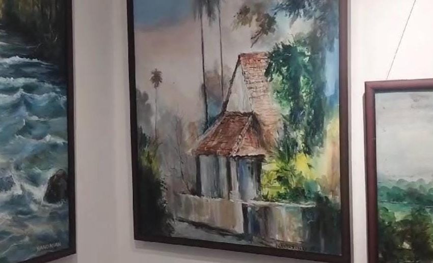  പി.കെ നന്ദനൻ്റെ ചിത്രദർശനം കണ്ണൂർ സ്പെയ്സ് ആർട്ട് ഗാലറിയിൽ ചിത്രകാരൻ എ.സത്യനാഥാൻ പ്രദർശനം ഉൽഘാടനം ചെയ്തു