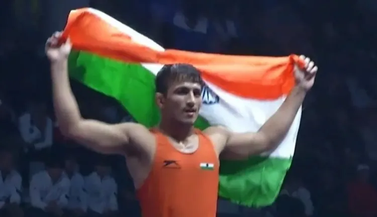  അണ്ടർ 23 ഗുസ്തി ലോക ചാമ്പ്യൻഷിപ്പിൽ റെക്കോർഡ് നേട്ടവുമായി ഇന്ത്യൻ താരം ചിരാഗ് ചിക്കാര