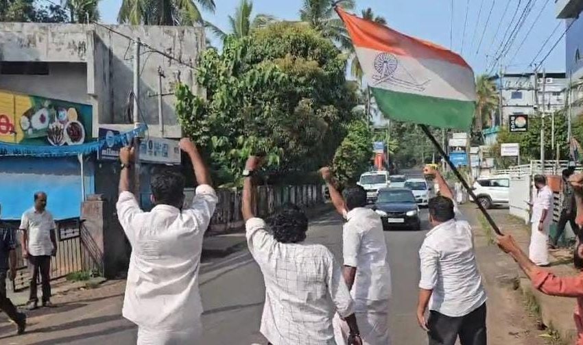  കണ്ണൂർ എ.സി.പി ടി.കെ രത്നകുമാറിൻ്റെ ഔദ്യോഗിക വാഹനത്തിനെതിരെ കെ.എസ്.യു പ്രതിഷേധം