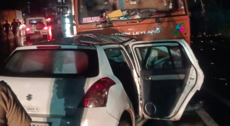  പാലക്കാട് കല്ലടിക്കോട് ഇന്നലെ രാത്രി കാറും ലോറിയും കൂട്ടിയിടിച്ച് ഉണ്ടായ അപകടം; അഞ്ച് മരണം