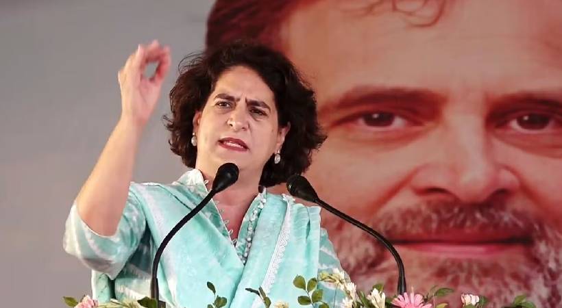  വയനാട്ടിൽ എൻഡിഎ കള്ള പ്രചരണം നടത്തുന്നുവെന്ന് കോൺ​ഗ്രസ് സ്ഥാനാർത്ഥി പ്രിയങ്ക ​ഗാന്ധി