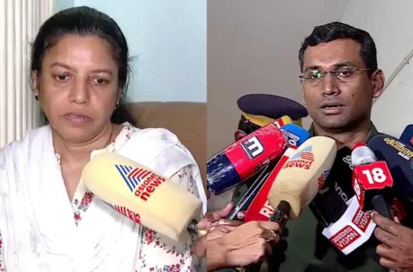  എഡിഎം കെ നവീൻ ബാബുവുമായി ബന്ധപ്പെട്ട് ജില്ലാ കളക്ടർ അരുൺ കെ വിജയൻ പറയുന്നത് നുണയെന്ന് ഭാര്യ മഞ്ജുഷ