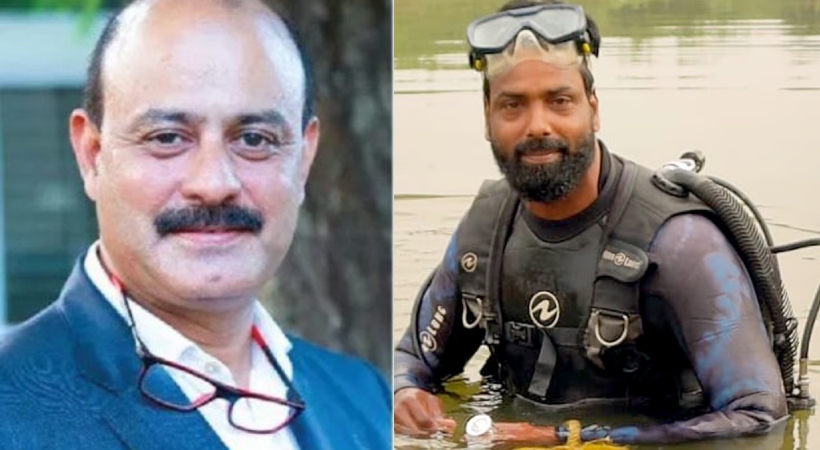  മംഗളുരുവില്‍ കാണാതായ വ്യവസായിയുടെ മൃതദേഹം പുഴയില്‍ നിന്ന് മുങ്ങിയെടുത്ത് ഈശ്വര്‍ മാല്‍പെ സംഘം