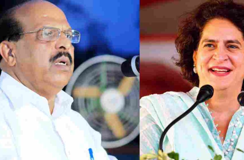  പ്രിയങ്ക ഗാന്ധിയെ ഇന്ദിരാ ഗാന്ധിയോട് ഉപമിക്കുന്നതിനെ വിമര്‍ശിച്ച് ജി സുധാകരന്‍