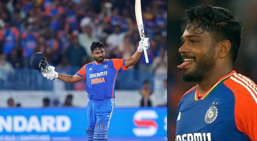  സെഞ്ച്വറിയടിച്ച് സ‍ഞ്ജു സാംസൺ; ബംഗ്ലാദേശിനെതിരായ മൂന്നാം ടി20യില്‍ സഞ്ജു സാംസണിന്റെ വെടിക്കെട്ട്