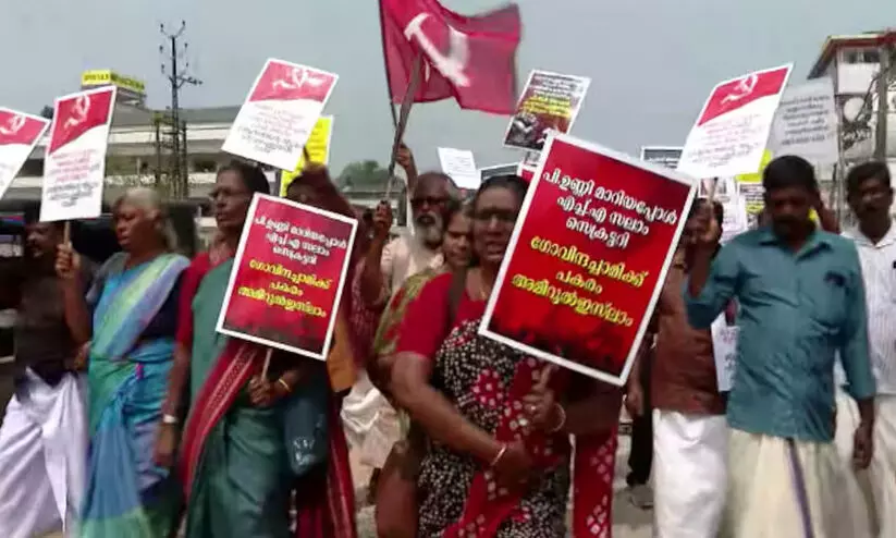 സംഘര്‍ഷത്തിന് പിന്നാലെ കരുനാഗപ്പള്ളിയില്‍ വിമതരുടെ പരസ്യ പ്രതിഷേധം