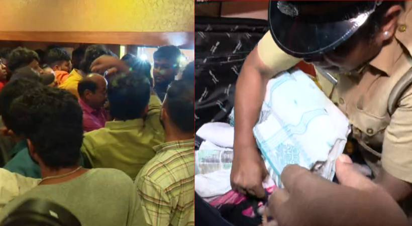  പാലക്കാട് കെപിഎം റസിഡൻസിയിൽ നടത്തിയ പരിശോധനയിൽ പൊലീസ് പ്രതികരണത്തിൽ വൈരുദ്ധ്യം