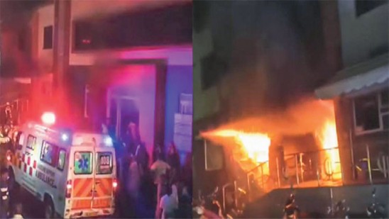  തമിഴ്നാട് ദിണ്ടിഗലിൽ സ്വകാര്യ ആശുപത്രിയിൽ തീപിടുത്തം; ഏഴ് പേർ മരിച്ചു