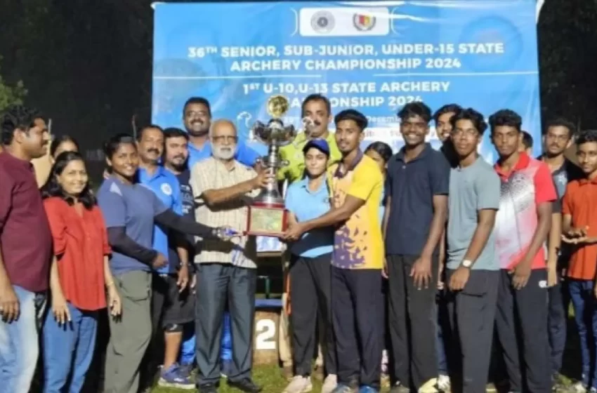  സംസ്ഥാന സീനിയര്‍ ആര്‍ച്ചറി ചാമ്പ്യന്‍ഷിപ്പില്‍ കണ്ണൂര്‍ ജില്ല ഓവറോള്‍ ചാമ്പ്യന്‍മാര്‍