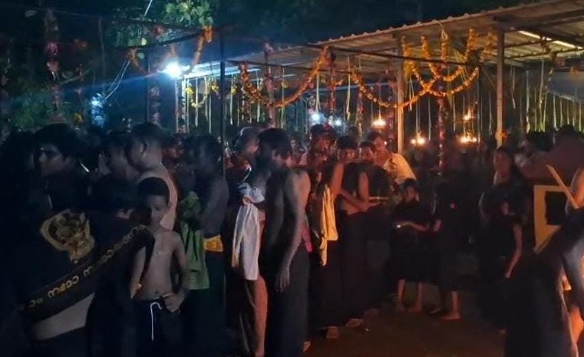  ചേലേരി അയ്യപ്പ സ്വാമി ക്ഷേത്രത്തിൽ മണ്ഡലകാല വിശേഷാൽ പൂജകളുടെ ഭാഗമായി സ്വാമിമാരുടെ വിശേഷാൽ നിറമാല ആഘോഷിച്ചു
