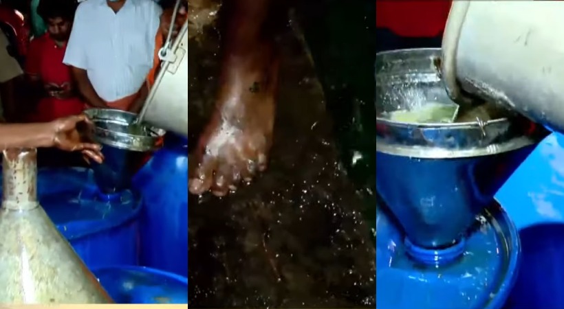  കോഴിക്കോട് എലത്തൂരില്‍ ഹിന്ദുസ്ഥാന്‍ പെട്രോളിയത്തിന്റെ ഇന്ധനം ചോര്‍ന്നു
