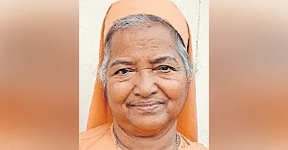  ആംബുലൻസ് ഓടിക്കാൻ ബാഡ്ജ് നേടിയ സംസ്ഥാനത്തെ ആദ്യത്തെ വനിത സിസ്റ്റർ ഫ്രാൻസിസ്  വിടവാങ്ങി