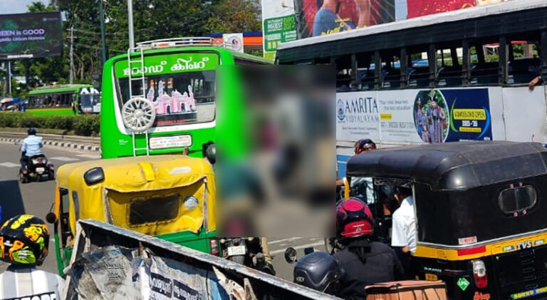  തിരുവനന്തപുരത്ത് രണ്ട് ബസ്സുകൾക്കിടയിൽ കുടുങ്ങി കേരള ബാങ്ക് ജീവനക്കാരന് ദാരുണാന്ത്യം