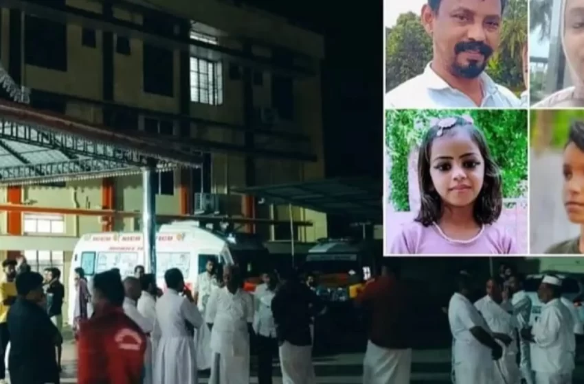  ചെറുതുരുത്തിയിൽ ഭാരതപ്പുഴയിൽ ഒഴുക്കിൽപ്പെട്ട് നാലു പേര്‍ക്ക് ദാരുണാന്ത്യം