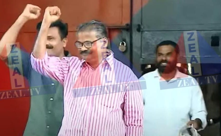  പെരിയ ഇരട്ടക്കൊല കേസിൽ ശിക്ഷിക്കപ്പെട്ട സിപിഎം നേതാക്കൾ ജാമ്യത്തിലിറങ്ങി