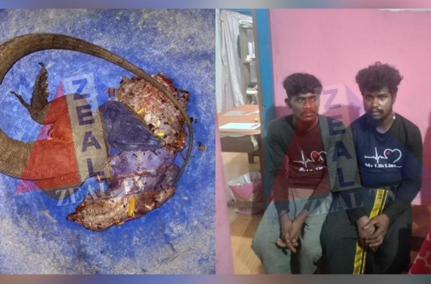  ഉടുമ്പിനെ പിടികൂടി ഇറച്ചിയാക്കി ഭക്ഷിക്കാൻ ശ്രമിച്ച കുറ്റത്തിന് രണ്ടു പേർ പിടിയിൽ