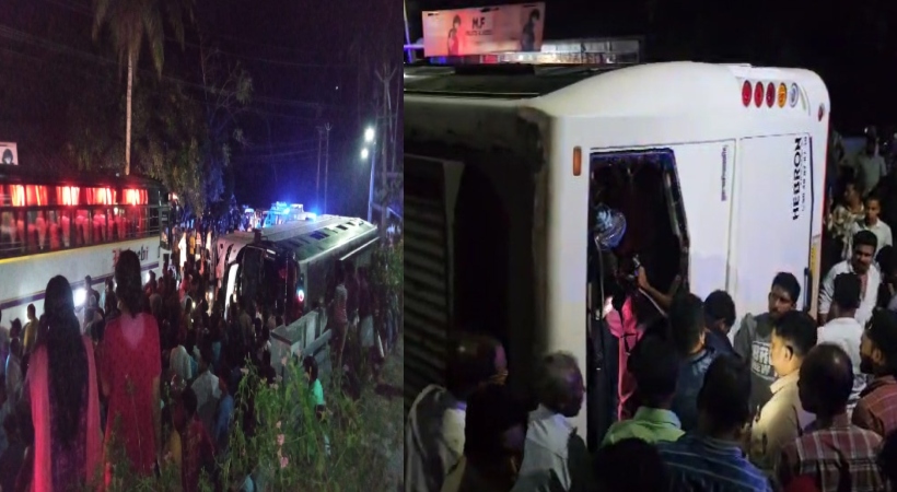 നെടുമങ്ങാട് ബസ് അപകടത്തില്‍ ബസ് ഡ്രൈവര്‍ കസ്റ്റഡിയില്‍; സംഭവ സ്ഥലത്ത് നിന്നും ഡ്രൈവര്‍ രക്ഷപ്പെടുകയായിരുന്നു