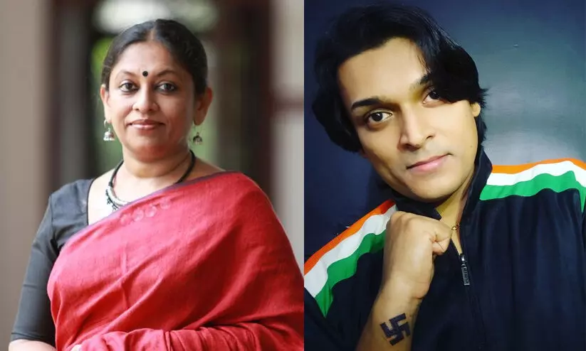  എഴുത്തുകാരി കെ.ആര്‍. മീരക്കെതിരെ പൊലീസില്‍ പരാതി നല്‍കി രാഹുല്‍ ഈശ്വര്‍