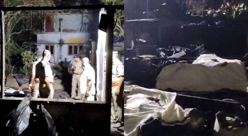  ആലപ്പുഴ മാന്നാറിൽ വീടിന് തീപിടിച്ച് വൃദ്ധ ദമ്പതികൾ മരിച്ചു; തീപിടിച്ചതിൽ ദുരൂഹത എന്ന് പോലീസ്