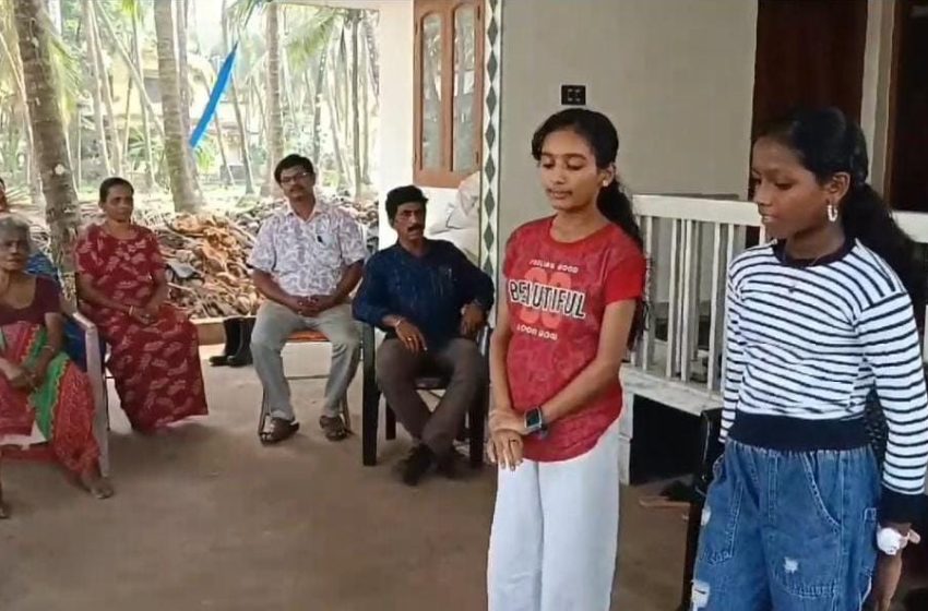  വൈദ്യുതി സംരക്ഷണവുമായി ബന്ധപ്പെട്ട് ചെയ്ത പ്രോജക്ടുമായി ജി യു പി എസ് പാപ്പിനിശ്ശേരി വെസ്ററിലെ മിടുക്കികൾ