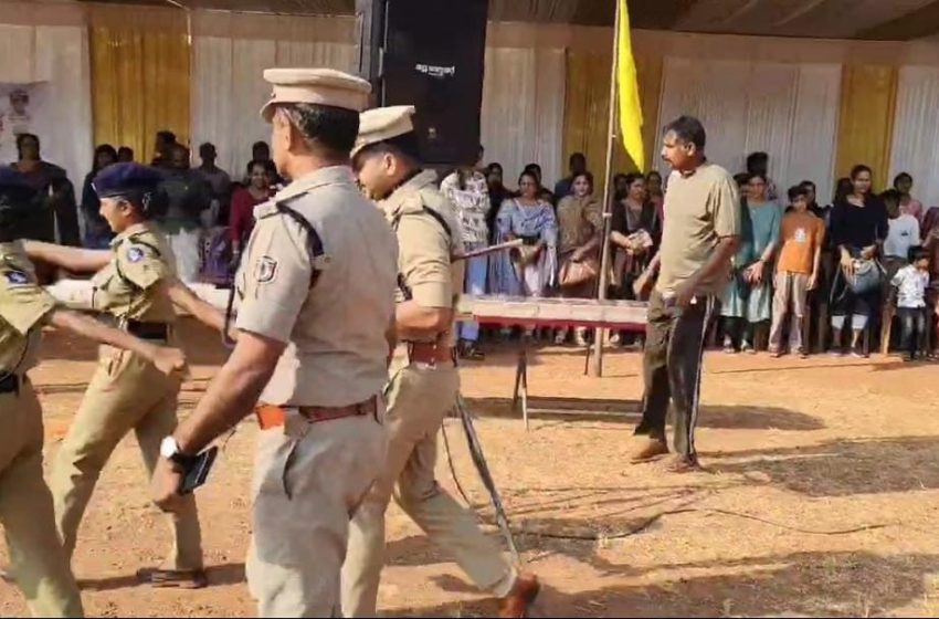  സ്റ്റുഡൻസ് പോലീസ് കേഡറ്റ് 2024-25 ബാച്ച് പാസ്സിംഗ് ഔട്ട് പരേഡ് കൂടാളി ഹയർ സെക്കണ്ടറി സ്കൂൾ ഗ്രൗണ്ടിൽ നടന്നു