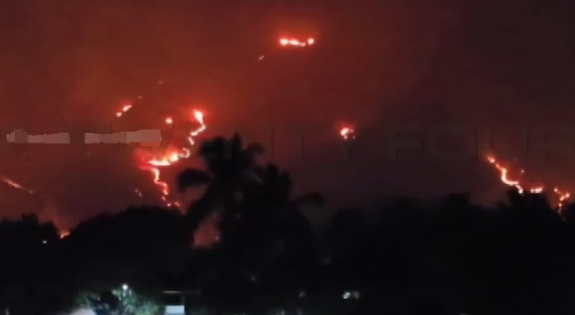  പാലക്കാട് ധോണിയില്‍ കാട്ടുതീ വ്യാപിക്കുന്നതായി റിപ്പോര്‍ട്ട്; കാട്ടുതീ പടരാനുള്ള കാരണം വ്യക്തമായിട്ടില്ല