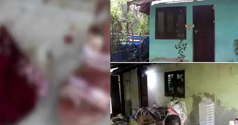  തൃശ്ശൂര്‍ കൊടുങ്ങല്ലൂരിലെ അഴീക്കോട് മകൻ അമ്മയുടെ കഴുത്തറുത്തു