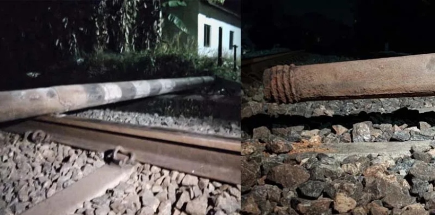  കൊല്ലം കുണ്ടറയിൽ ട്രെയിൻ അട്ടിമറിയ്ക്ക് ശ്രമമെന്ന് സംശയം; പാളത്തിന് കുറുകെ ടെലിഫോൺ പോസ്റ്റ് കണ്ടെത്തി