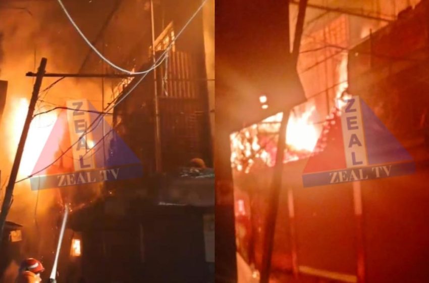  തളിപ്പറമ്പ് മാർക്കറ്റിന് സമീപത്തെ മുഹമ്മദ് കുഞ്ഞി ഹാജിയുടെ ഉടമസ്ഥതയിലുള്ള മുതുകുട ഒയിൽ മില്ലിന് തീ പിടിത്തം
