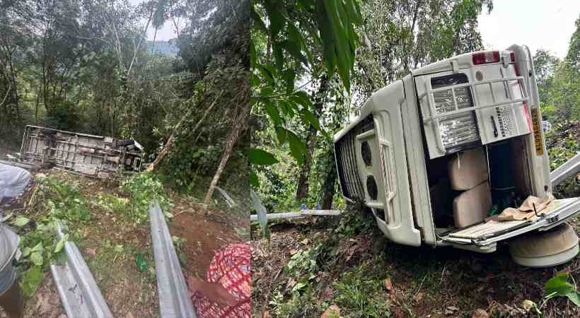  ഇടുക്കി മാങ്കുളത്ത് ട്രാവലർ 30 അടി താഴ്ചയിലേക്ക് മറിഞ്ഞു; 17 വിനോദസഞ്ചാരികൾക്ക് പരുക്ക്