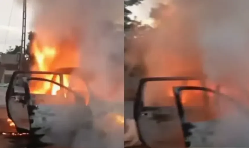  കാസർകോട് ഓടിക്കൊണ്ടിരുന്ന കാറിന് തീപിടിച്ചു; കാർ പൂർണമായും കത്തി നശിച്ചു, ആളപായമില്ല
