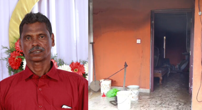  എറണാകുളം തൃപ്പൂണിത്തുറയിൽ വീടിനു തീവെച്ച് ഗൃഹനാഥൻ ആത്മഹത്യ ചെയ്തു