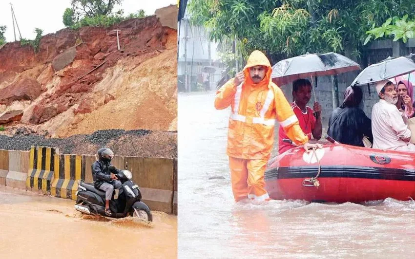  തോരാതെ മഴ പെയ്തതോടെ കണ്ണൂരിൽ പലയിടത്തും പ്രളയസമാന അവസ്ഥ; കാനായിയിൽ കാർ ഒഴുകിപ്പോയി