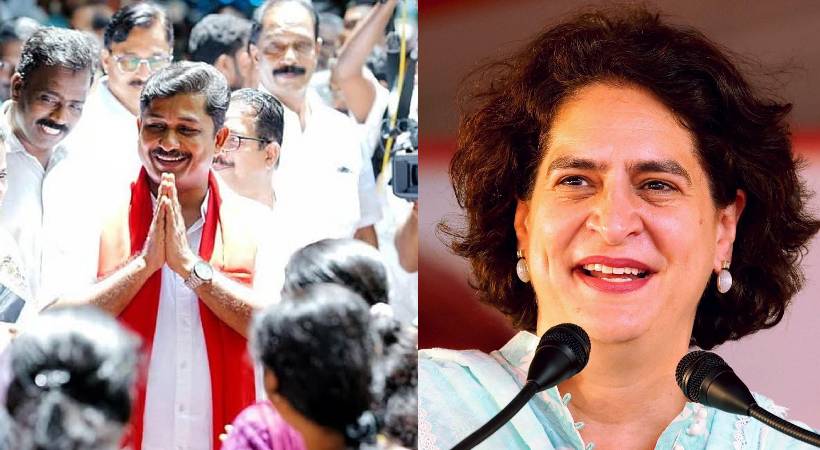  തിരഞ്ഞെടുപ്പ് അടുക്കുമ്പോൾ പെൻഷൻ കൊടുക്കുന്നുവെന്ന പ്രിയങ്ക ഗാന്ധിയുടെ പരാമർശത്തിനെതിരെ എം സ്വരാജ്