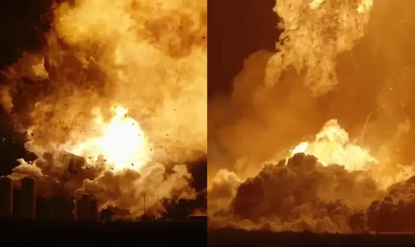  ഇലോൺ മസ്‌കിന്റെ സ്പേസ് എക്സിന്റെ സ്റ്റാർഷിപ്പ് പൊട്ടിത്തെറിച്ചു; സ്റ്റാർഷിപ്പ് 36 റോക്കറ്റാണ് പൊട്ടിത്തെറിച്ചത്