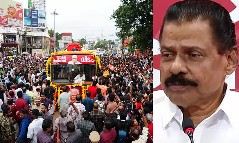  അന്തരിച്ച മുൻ മുഖ്യമന്ത്രി വി.എസ്. അച്യുതാനന്ദന്റെ സംസ്കാര ചടങ്ങിന്റെ സമയക്രമത്തിൽ മാറ്റം വരുത്തേണ്ടി വരുമെന്ന് എം.വി. ഗോവിന്ദൻ