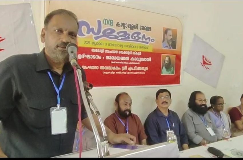  നാഷണൽ അസോസിയേഷൻ ഓഫ് മലയാളം ആർട്ടിസ്റ്റ്സ്  കല്യാശ്ശേരി മേഖല സമ്മേളനം നടന്നു