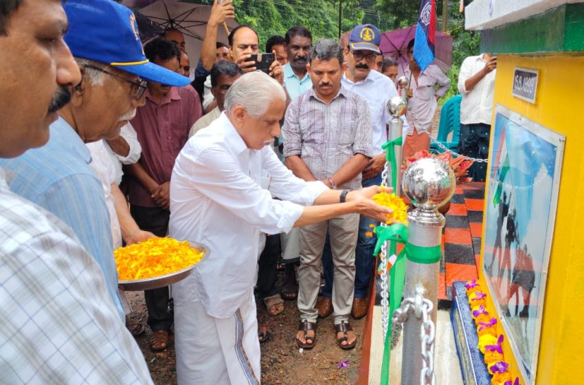  കാർഗിൽ വിജയ ദിനം; സിൽവർ ജൂബിലി സ്മാരക ബസ് ഷെൽട്ടർ സമർപ്പിച്ചു