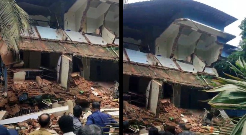  കോട്ടയം മെഡിക്കല്‍ കോളജില്‍ അപകടം; 14-ാം വാര്‍ഡ് കെട്ടിടം ഇടിഞ്ഞുവീണു