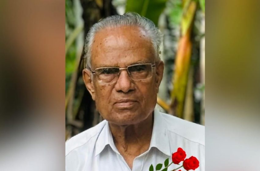  രാമന്തളി കുന്നരു പ്രദേശത്ത് കമ്മ്യൂണിസ്റ്റ് കർഷകപ്രസ്ഥാനം കെട്ടിപ്പടുക്കുന്നതിൽ മുഖ്യ പങ്കു വഹിച്ച പി വി കരുണാകരൻ നിര്യാതനായി