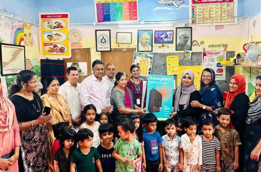  തളിപ്പറമ്പ നഗരസഭയുടെ 2025-26 വാർഷികപദ്ധതിയിൽ ഉൾപ്പെടുത്തി പ്യൂരിഫയർ  വിതരണം ചെയ്തു