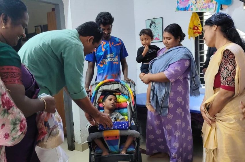  ഗൃഹാധിഷ്ഠിത വിദ്യാഭ്യാസം നേടുന്ന കുട്ടികളുടെ വീട് ഓണ ചങ്ങാതിക്കൂട്ടം സന്ദർശിച്ചു